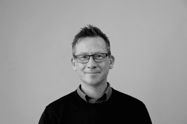 Portrætfoto af Kristian Holst Laursen, bestyrelsesmedlem i Fonden Arkaia